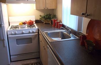 fully equipped kitchens at Sutterfield Apartments in Providence, RI